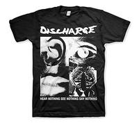 JINDIAOWENJU Discharge Hear Nothing T Shirt Kings Road Teeandise XXL