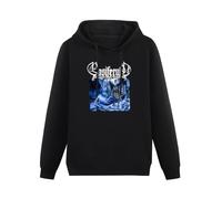 JINDIAOWENJU Ensiferum from Afar Folk Metal Finlandia Band Hoody Unisex Long Sleeve Hooded with Pocket Black XL