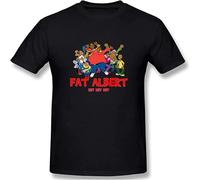 JINDIAOWENJU Fat Albert Hey Men’S Cotton Crew Neck T Shirts Short Sleeve Tee Tops S