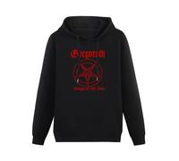 JINDIAOWENJU Gorgoroth Twilight of The Idols Hoody Unisex Ptinted Hoodies Long Sleeve Men's Hooded with Pocket Black S