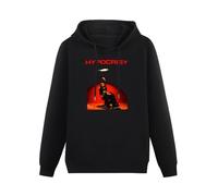 JINDIAOWENJU Hypocrisy The Fourth Dimension Rock Hoody Unisex Ptinted Hoodies Long Sleeve Men's Hooded with Pocket Black L