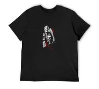 JINDIAOWENJU Jeff The Killer Unisex 100% Cotton Short-Sleeve T-Shirts Black S