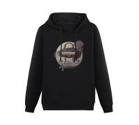 JINDIAOWENJU Katatonia Fall of Hearts Hoody Unisex Ptinted Hoodies Long Sleeve Men's Hooded with Pocket Black L