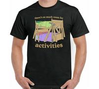 JINDIAOWENJU Mens Step Brothers T-Shirt There's So Much Room for Activities Will Farrell Top M