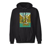 JINDIAOWENJU Modest Mouse Art Poster Hoody Unisex Ptinted Hoodies Long Sleeve Men's Hooded with Pocket Black L