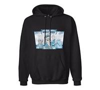 JINDIAOWENJU Modest Mouse Concert Posters Hoody Unisex Ptinted Hoodies Long Sleeve Men's Hooded with Pocket Black M