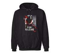JINDIAOWENJU Pouya Moayedi Van Helsing Season 2 Poster Hoody Unisex Long Sleeve Hooded with Pocket Black L