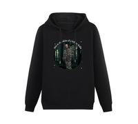 JINDIAOWENJU Robert Pattinson This Is The Skin of A Killer Twilight Hoody Unisex Long Sleeve Hooded with Pocket Black M