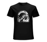 JINDIAOWENJU Spike Lee Brooklyn New York NYC Short-Sleeve T-Shirts Black L