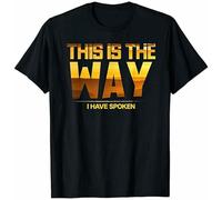 JINDIAOWENJU This Is The Way I Have Spoken Space Western Great T-Shirt Short-Sleeved Shirt Top L