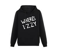JINDIAOWENJU Wheres Izzy Stradlin Axl Slash Don't Cry Hoody Unisex Long Sleeve Hooded with Pocket Black S