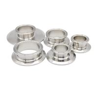 JINFEUGE 1 Raccordo a T da 1,5" 2" 3" 4" Flangia Di Riduzione, Tappo Terminale Di Riduzione, in Acciaio Inox Aisi 304 per Uso Sanitario/Color/50.5Mm*106Mm