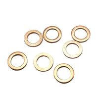 JINFEUGE 10-350 Rondelle Piatte in Rame M7, Elementi Di Fissaggio, D004/ Color/M7*12 * 1.5-60 Pieces
