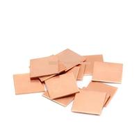 JINFEUGE 10Pcs Laptop Copper Sheet 0.30Mm/0.5Mm/0.8Mm/1.0Mm Plate Strip Shim Thermal Pad Heatsink Sheet,For Gpu Cpu Vga Chip Ram Cooling/1.2Mm/20 * 20Mm