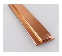 JINFEUGE 1Pc Coppers Strip Flat Square Coppers Strip Conductive Grounded Coppers Strip Purple Coppers 15X250Mm Multiple Specifications/Color/4 * 30 * 250Mm