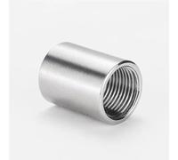 JINFEUGE Adaptador De Conexión Deua De 1/8", 1/4", 3/8", 1/2", 3/4", 1", 1-1/4", 1-1/2" Accesorios De Tubería con Rosca Hembra De Acero Inoxidable Ss304/ Color/1"