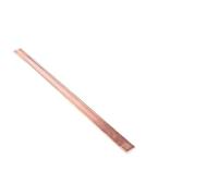 JINFEUGE Piastra Di Rame T2, Striscia Di Rame Rosso Puro, Striscia Di Rame Di Messa a Terra, Spessore 2 Mm-5 Mm, Lunghezza 500 Mm/Height*Width*Length/3 * 5 * 500Mm
