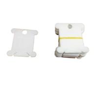 JINFEUGE Portafilo da Ricamo, Portafilo per Punto Croce, Portafilo da Cucito in Plastica, Portaoggetti per Filo, 25 Pezzi/White/25Pcs