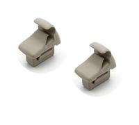 JINFOLI 1 pz, for Mitsubishi, ASX Lancer EVO 10 Eclipse Cross Outlander Parasole Clip Gancio Staffa Colore Grigio Sostituzione alette parasole (Size : 2Pcs Gray Color)