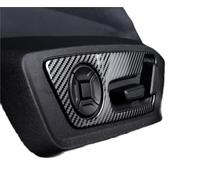 JINFOLI 19, for A6l, cornice decorativa di regolazione C8 adesivo for interni in acciaio inossidabile con paillettes Adesivo decorativo per interruttore sedile auto(Carbon Fiber)