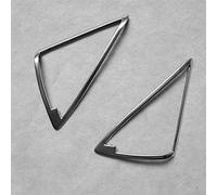 JINFOLI 2 pezzi Adesivo for auto con cerchio sonoro for pilastro interno A, for Skoda, for KODIAQ, 2016 2017 2018 Modanature interne(YS)