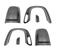 JINFOLI 22, for la Classe C, for la C200l, for la C260l, Adesivi for pulsanti poggiatesta Adesivi for pannelli decorativi interni Adesivo decorativo per interruttore sedile auto(Carbon Fiber)