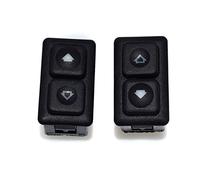 JINFOLI 4 pezzi interruttore alzacristallo elettrico controllo interruttore alzacristalli elettrico for auto pulsante 5 pin, for BMW, E30 serie 3 E30 61311381205 Interruttore finestrino auto(2 pieces)