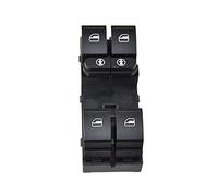 JINFOLI 7L6959857E Pulsante di controllo dell'interruttore del finestrino della portiera anteriore del conducente, for Touran, for Sharan, Alhambra 7L6 959 857E Interruttore a pulsante per auto