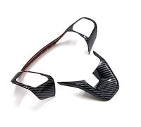 JINFOLI Accessori for adesivi for rivestimenti interni for volante styling auto, for Ford, for Focus, for Kuga Escape 2018 2020, for Fiesta MK8, for Bronco ABS Coprivolanti (Color : Style B 2pcs)