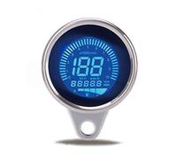 JINFOLI Contachilometri universale contagiri contagiri 10000 giri/min tachimetro livello carburante display 12 V con retroilluminazione a 7 colori moto scooter Tachimetro per moto(Gauge only)
