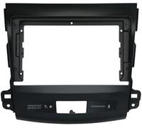 JINFOLI cornice centro multimediale cruscotto Cornice per autoradio, per Mitsubishi per Outlander 2008-2012 Lettore DVD stereo con fascia da 9 pollici Installa il pannello di