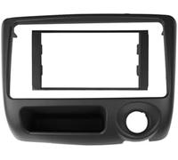 JINFOLI cornice centro multimediale cruscotto Doppio 2 Din Car Radio Frame Dash Kit Stereo Gps Lettore Dvd Installazione Surround Trim Panel Fascia, per lunetta, per TOYOTA Vitz(BLACK 178x100)