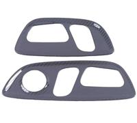 JINFOLI For 22, for Harrier, adesivo decorativo di regolazione, adesivo for interni, striscia luminosa Adesivo decorativo per interruttore sedile auto(Carbon Fiber)