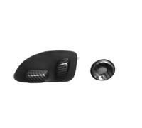 JINFOLI For il 2020, for Cadillac, for Ct4, pulsante di regolazione decorativo paillettes accessori interni interni Adesivo decorativo per interruttore sedile auto(Carbon Fiber)