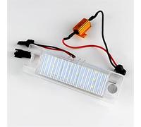 JINFOLI Lampade luce targa 2 pezzi, for Fiat punto 188 Evo Van Pratico 263 Doblo Marea Multipla Tipo 500L Bravo Croma Linea Luci targa