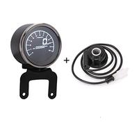 JINFOLI Strumenti multifunzione for motociclette Contachilometri digitale for moto Tachimetro Contagiri Indicatore livello carburante Spia luminosa Tachimetro per moto(With sensor-B)