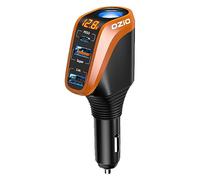 JINGAN Adattatore per caricabatteria da Auto USB C | Caricabatterie rapido con sdoppiatore per Presa accendisigari con 3 Porte USB | Splitter Presa 12V/24V e Caricatore USB, caricabatteria per Auto