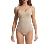 JINGAN Body Modellante, Body Dimagrante per Donna, Tuta con Imbottitura sul Petto e Design per Sollevamento 'Anca, Vita Sottile, Abbigliamento Modellante per Donna, Ragazza