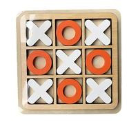 JINGAN Gioco, Gioco da Tavolo in Legno da Tavolo X E Competitivi, Classico Gioco Artigianale in Legno per La Casa dei Bambini, Puzzle di Strategia per Bambini per Adulti