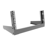 JINGCHENGMEI 4U - Rack a telaio aperto da 48,3 cm, profondità di 2 posti, per pannello patch, dati, AV, IT, studio o apparecchiature informatiche (JCM-DT4URack)