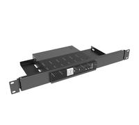 JINGCHENGMEI Supporto a rack per rack Dell OptiPlex Micro Form Factor Case-1U incernierato per server rack con connessioni di rete di facile accesso in armadi di rete o server rack da 19"