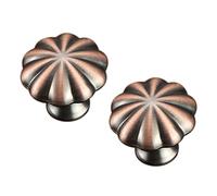 JINGCHI Maniglie for mobili in stile retrò, 2 pezzi, maniglie for mobili da cucina, pomelli for cassetti in lega di zinco, maniglie decorative for ante di mobili.(Single hole)