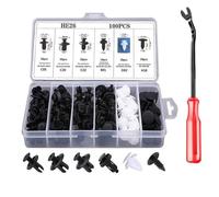 JINGDA 100 Pezzi Rivetti in Plastica per Auto per MG3 MG4 EV MG5 MG6 HS Marvel R ZS, Kit Incastro Carrozzeria Paraurti Pannelli Porta, Kit Fissaggio Auto