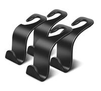 JINGDA 4 Pezzi Ganci Poggiatesta Auto per Land Rover Range Rover Velar 2025, Accessori Auto Interno, Ganci Auto Sedile Nascosto, Ganci Poggiatesta Auto