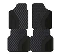 JINGDA 4 Pezzi Tappetini Auto per Fiat Abarth 500 Gucci, Tappeti Moquette Resistenti, Tappetini Antiscivolo, Tappeti Set Completo Auto