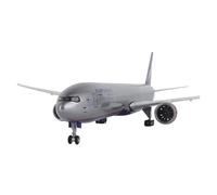 JINGDEE Aereo in Scala da Esposizione Modello di Aereo in Resina da 47 cm for la Compagnia Aerea Russa B777 Transaero, Regalo for Feste. Adatto per Fare Regali(No LED)