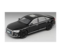 JINGDEE Modello di auto decorativa 1:32 for A8 Modello di auto in lega di metallo pressofuso con portiera apribile Decorazione for la festa di Capodanno perfetto per fare un regalo(Black)