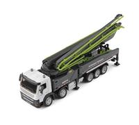 JINGDEE Modello di Auto Decorativa 1:50 for Modello di Camion Pompa for Cemento in Metallo pressofuso Decorazione Industriale Auto Illuminazione Regalo Perfetto per Fare Un Regalo(Green)