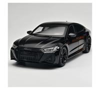 JINGDEE Modello di auto decorativa Modello di auto in lega pressofusa in scala 1:18 for RS7 Sportback, regalo for feste di Natale perfetto per fare un regalo(Black Warrior)