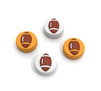 JINGDU Copri Analogici in Silicone per Nintendo Joy Con, 4Pcs Kit Joystick Caps per Switch/OLED/Lite, Rugby
